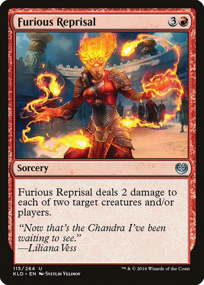 Furious Reprisal [Kaladesh] | Rook's Games and More