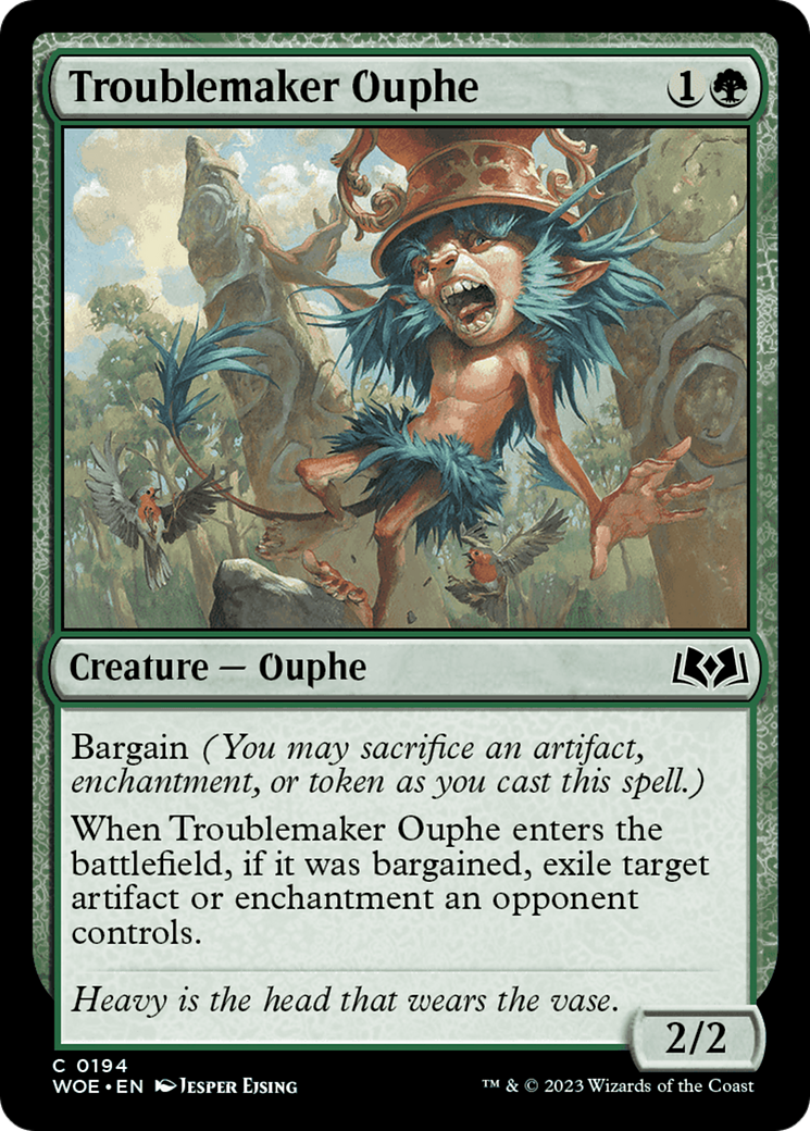 Troublemaker Ouphe [Wilds of Eldraine] | Rook's Games and More