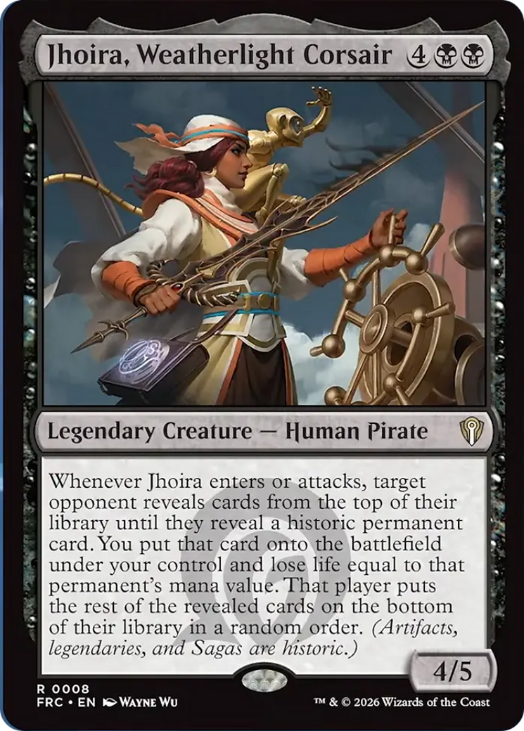 Jhoira, Weatherlight Corsair [Reality Fracture Commander] | Rook's Games and More