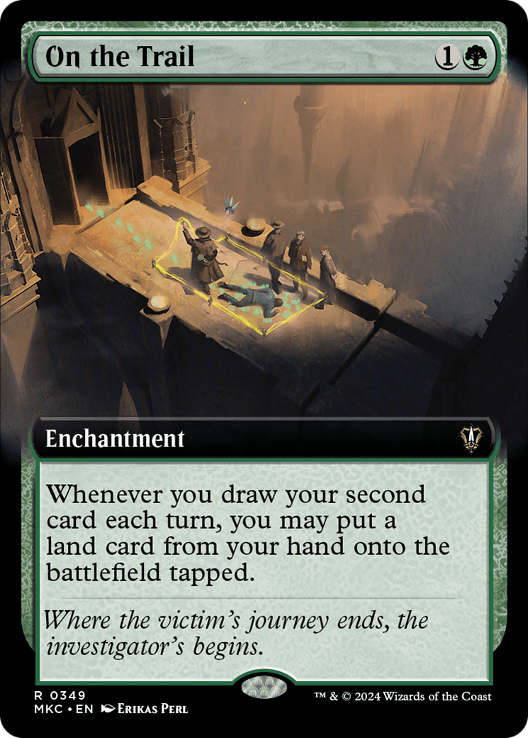 On the Trail (Extended Art) [Murders at Karlov Manor Commander] | Rook's Games and More