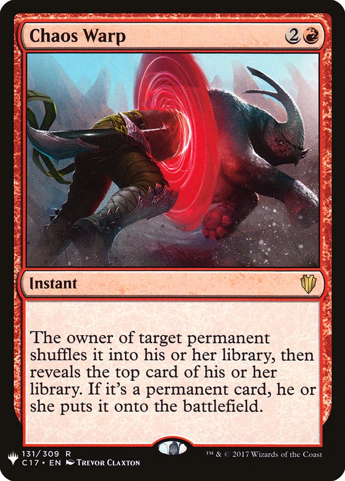 Chaos Warp (C17) [The List] | Rook's Games and More