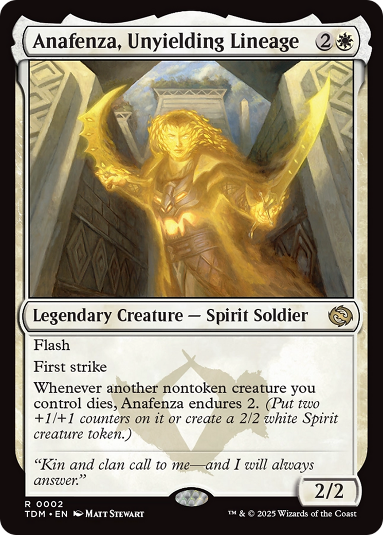 Anafenza, Unyielding Lineage [Tarkir: Dragonstorm] | Rook's Games and More