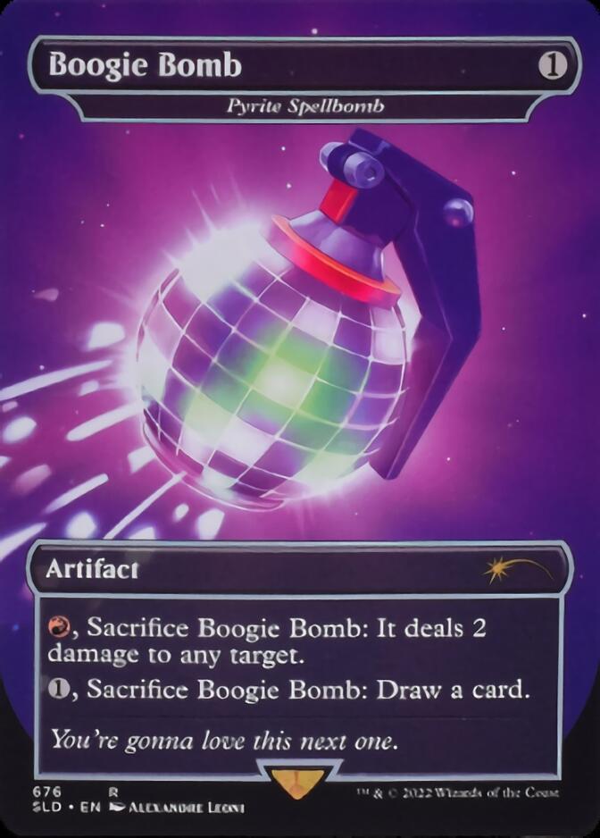 Pyrite Spellbomb - Boogie Bomb (Borderless) [Secret Lair Drop Promos] | Rook's Games and More