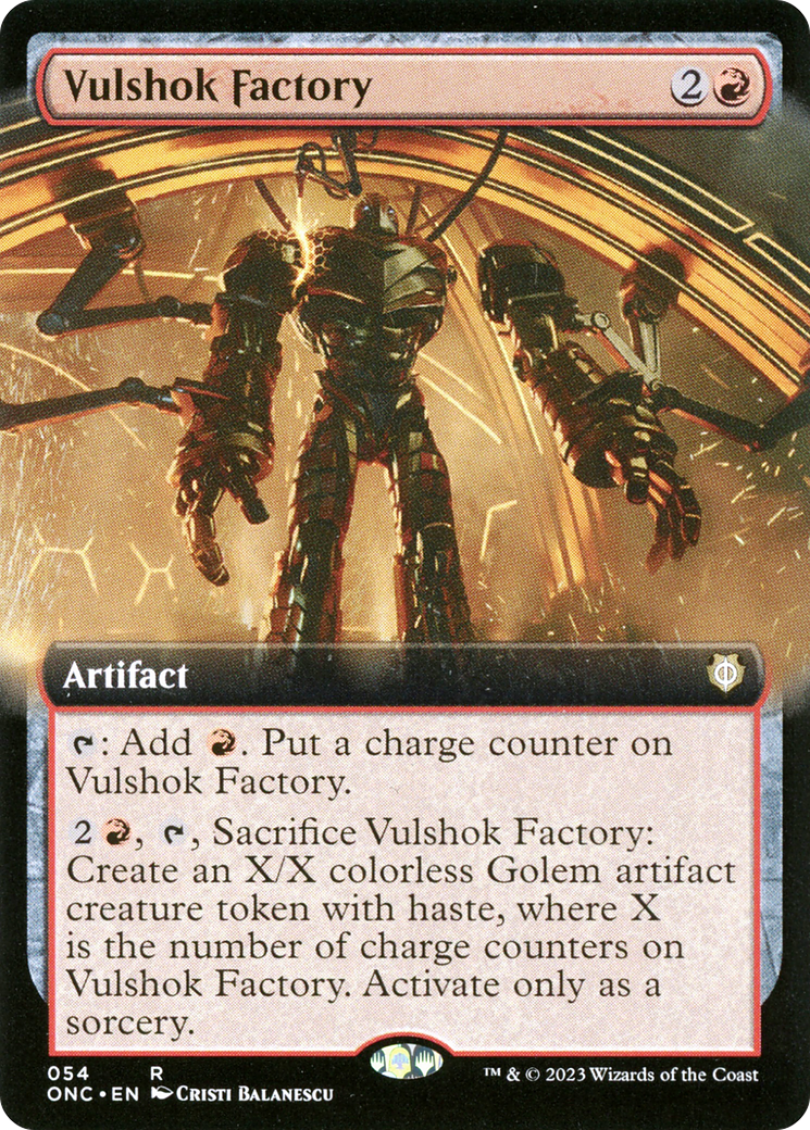 Vulshok Factory (Extended Art) [Phyrexia: All Will Be One Commander] | Rook's Games and More