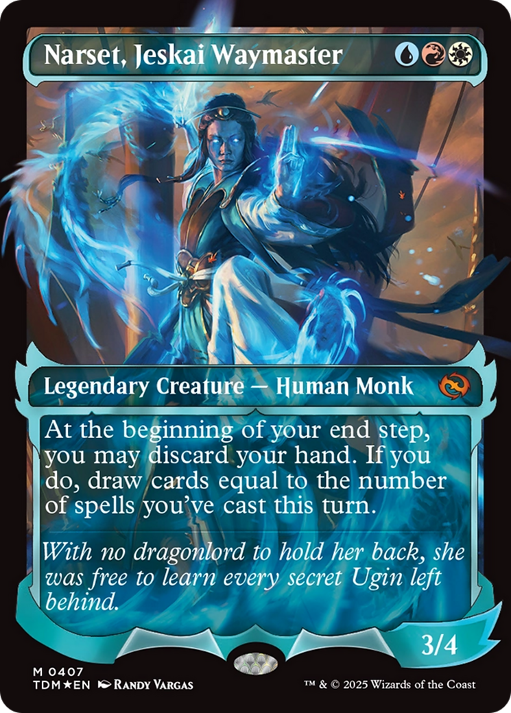 Narset, Jeskai Waymaster (Showcase) [Tarkir: Dragonstorm] | Rook's Games and More