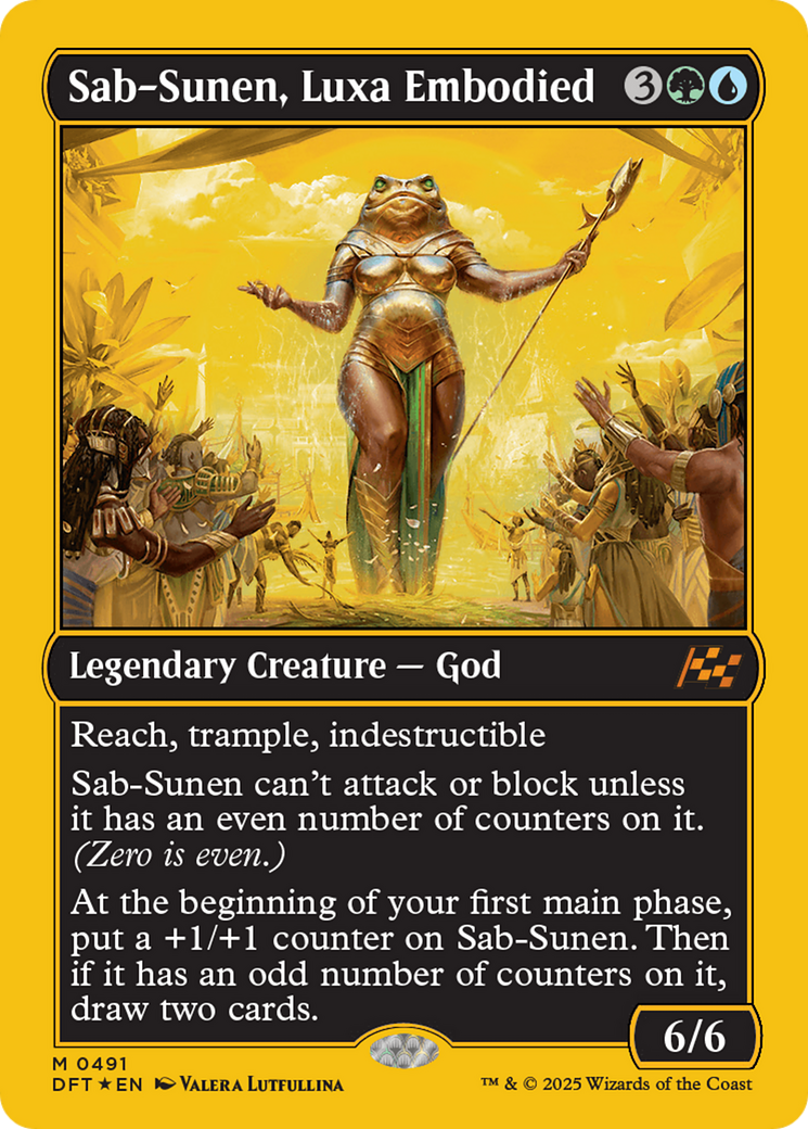 Sab-Sunen, Luxa Embodied (First-Place Foil) [Aetherdrift] | Rook's Games and More