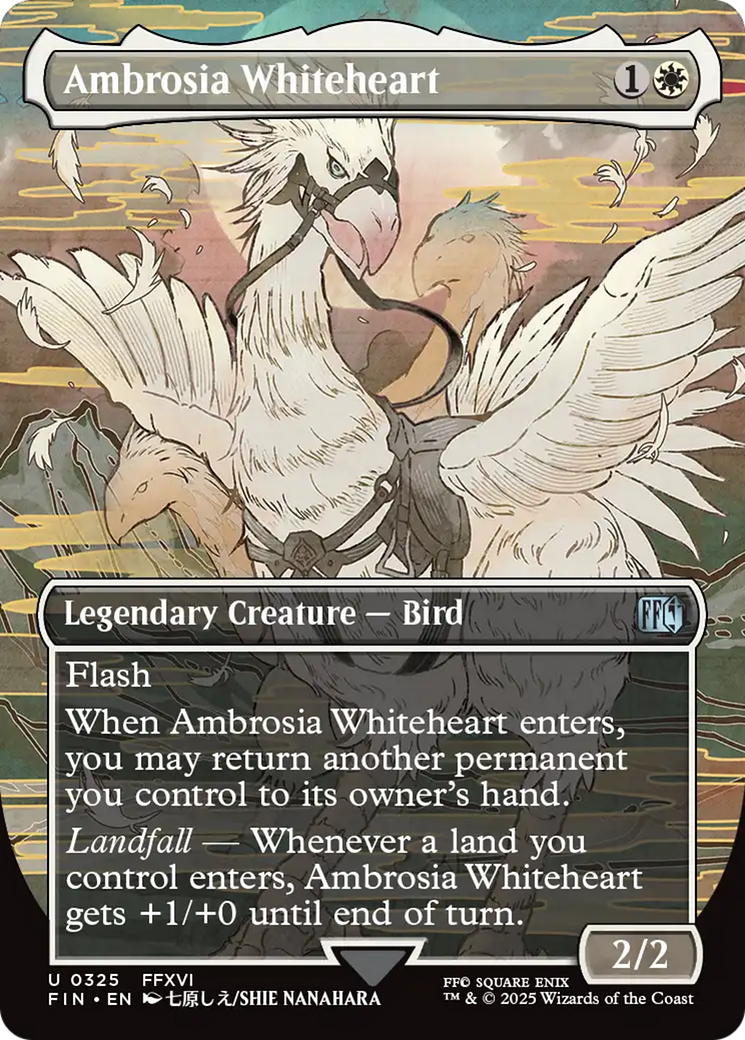 Ambrosia Whiteheart (Borderless) [FINAL FANTASY] | Rook's Games and More