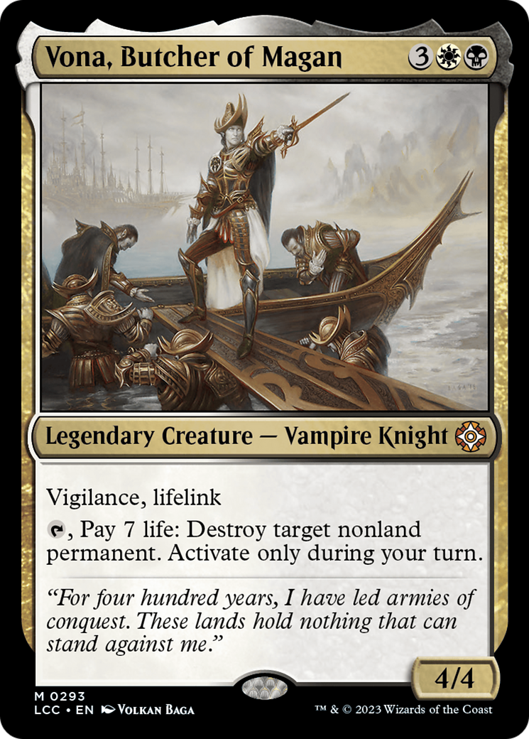 Vona, Butcher of Magan [The Lost Caverns of Ixalan Commander] | Rook's Games and More