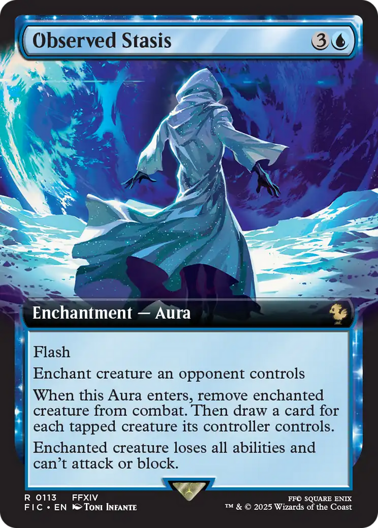 Observed Stasis (Extended Art) [FINAL FANTASY Commander] | Rook's Games and More