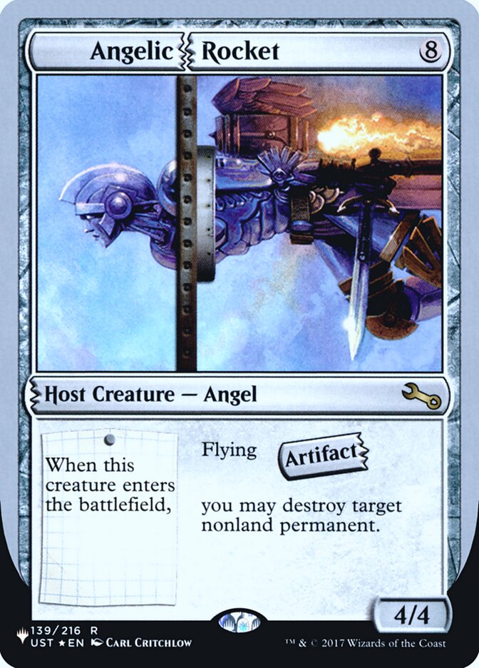 Angelic Rocket (Unfinity Foil Edition) [The List] | Rook's Games and More