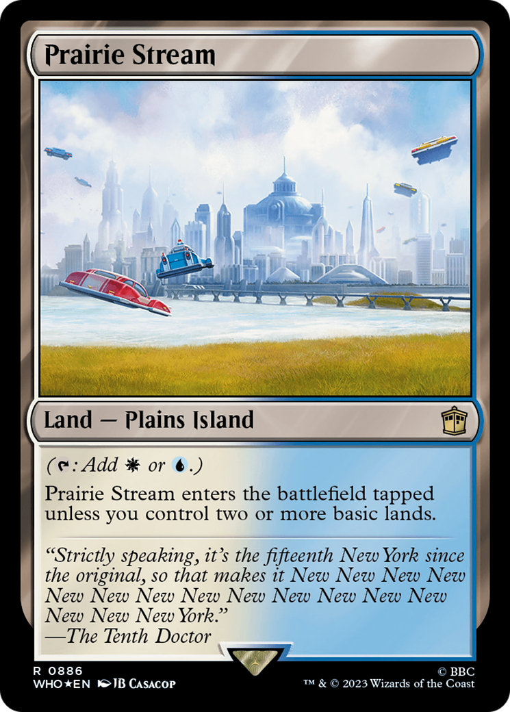Prairie Stream (Surge Foil) [Doctor Who] | Rook's Games and More