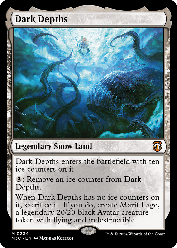 Dark Depths (Ripple Foil) [Modern Horizons 3 Commander] | Rook's Games and More