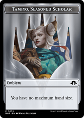 Phyrexian Germ // Emblem - Tamiyo, Seasoned Scholar Double-Sided Token [Modern Horizons 3 Tokens] | Rook's Games and More