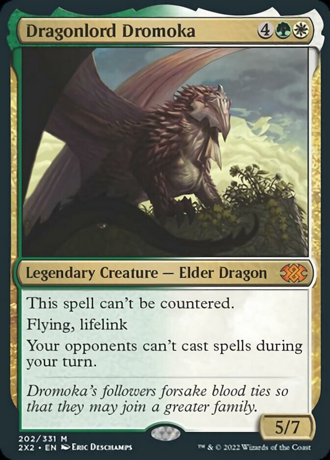Dragonlord Dromoka [Double Masters 2022] | Rook's Games and More