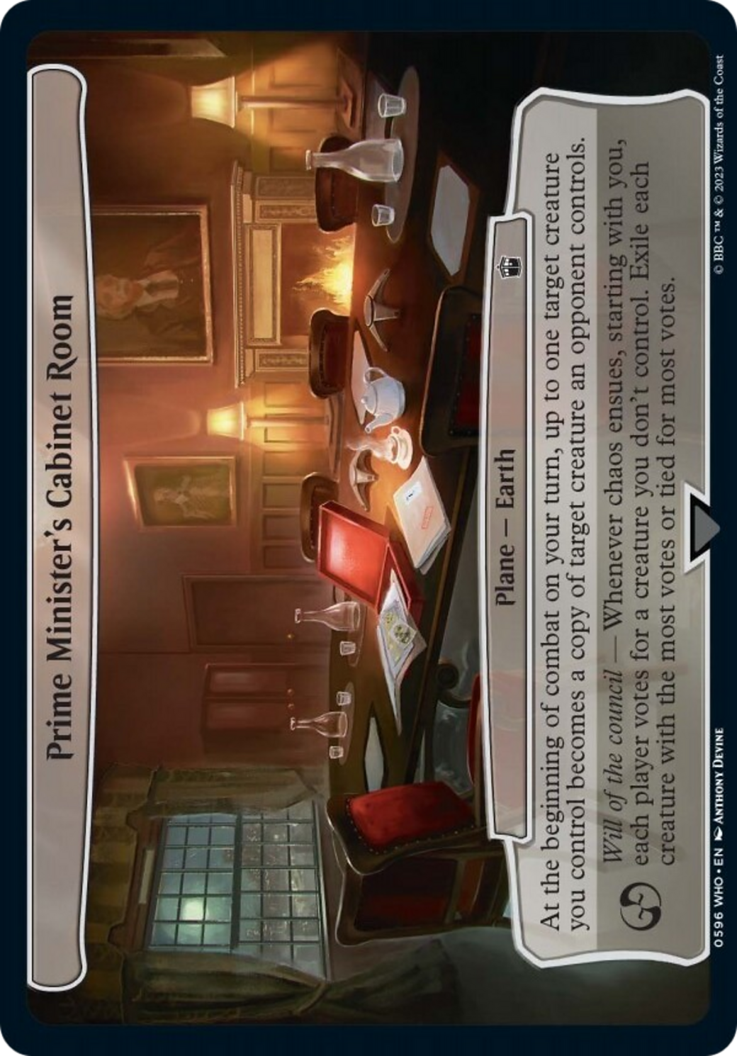 Prime Minister's Cabinet Room [Doctor Who] | Rook's Games and More