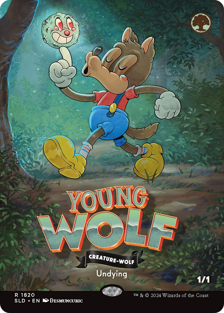 Young Wolf (Rainbow Foil) [Secret Lair Drop Series] | Rook's Games and More