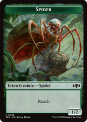 Spider // Bird Double-Sided Token [Tarkir: Dragonstorm Commander Tokens] | Rook's Games and More