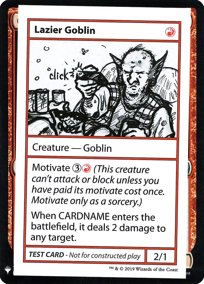 Lazier Goblin [Mystery Booster Playtest Cards] | Rook's Games and More