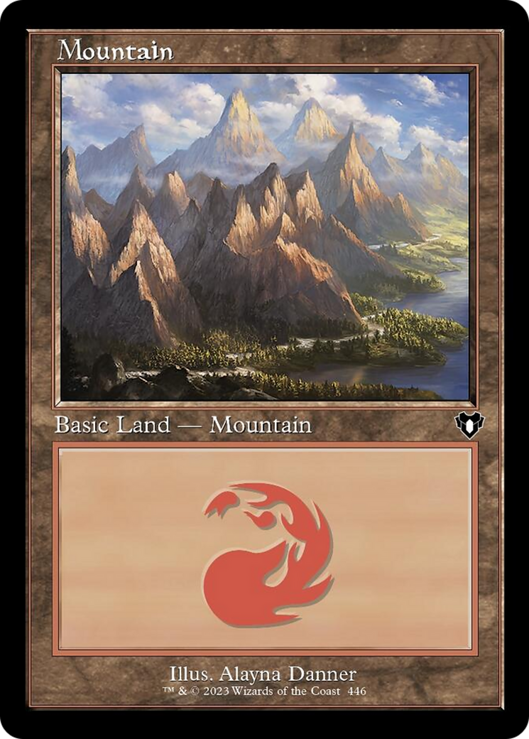 Mountain (446) (Retro) [Commander Masters] | Rook's Games and More