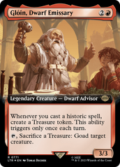 Gloin, Dwarf Emissary (Extended Art) (Surge Foil) [The Lord of the Rings: Tales of Middle-Earth] | Rook's Games and More