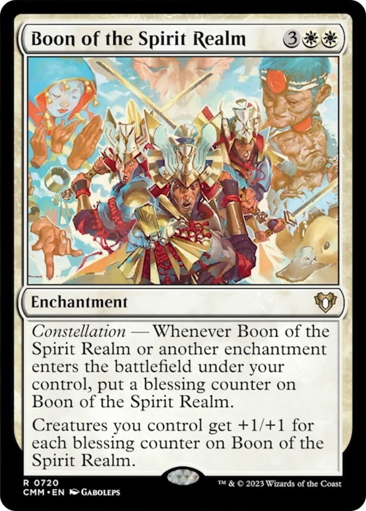 Boon of the Spirit Realm [Commander Masters] | Rook's Games and More