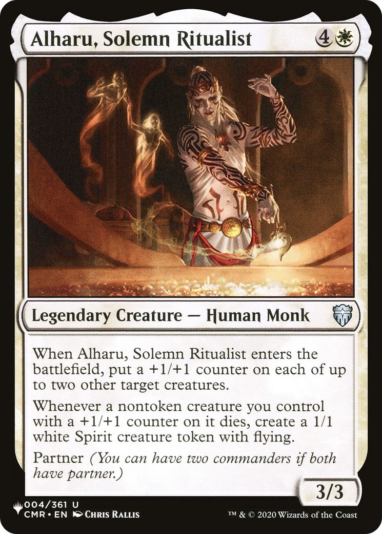 Alharu, Solemn Ritualist [The List Reprints] | Rook's Games and More