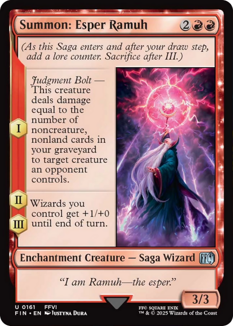 Summon: Esper Ramuh [FINAL FANTASY] | Rook's Games and More