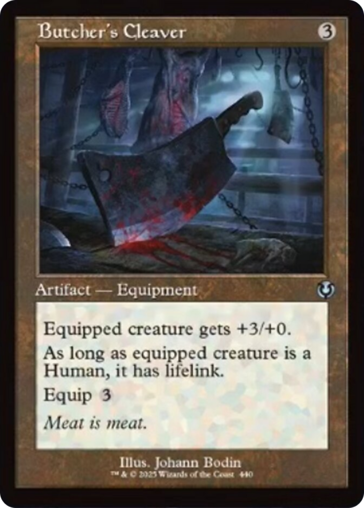 Butcher's Cleaver (Retro Frame) [Innistrad Remastered] | Rook's Games and More