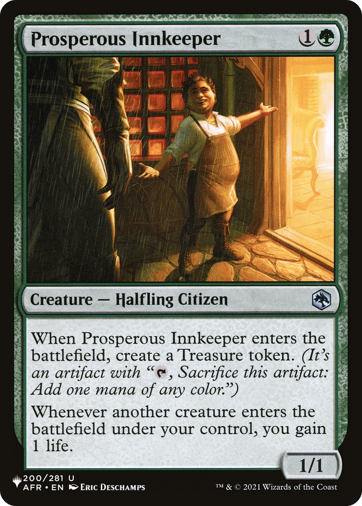 Prosperous Innkeeper [The List Reprints] | Rook's Games and More