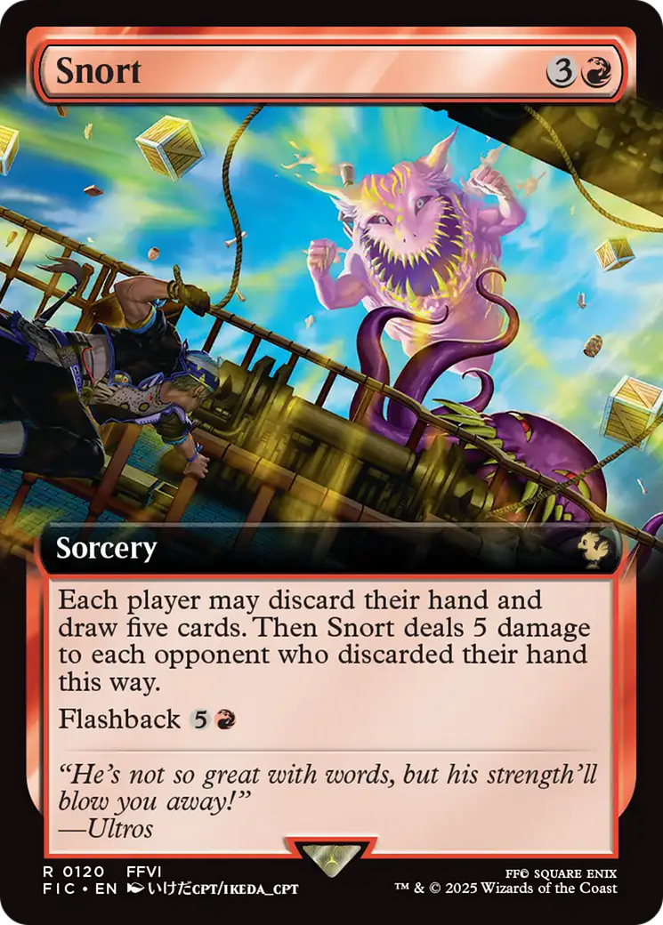 Snort (Extended Art) [FINAL FANTASY Commander] | Rook's Games and More