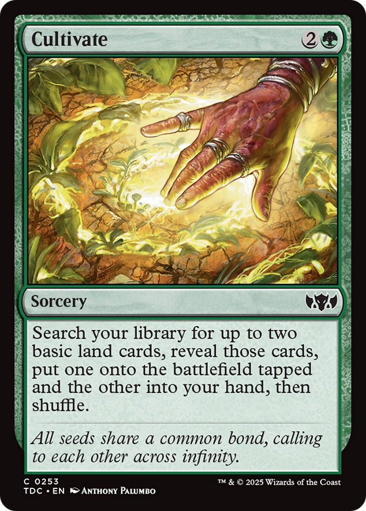 Cultivate [Tarkir: Dragonstorm Commander] | Rook's Games and More