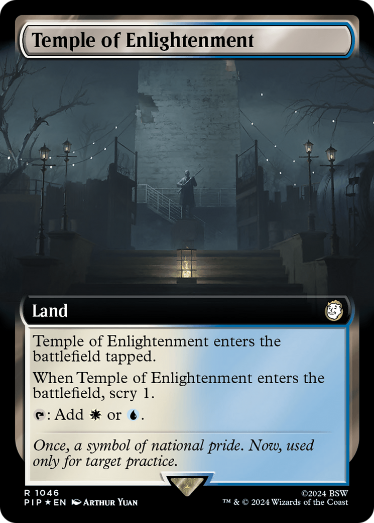 Temple of Enlightenment (Extended Art) (Surge Foil) [Fallout] | Rook's Games and More