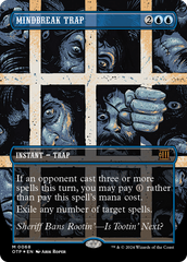 Mindbreak Trap (Textured Foil) [Outlaws of Thunder Junction: Breaking News]