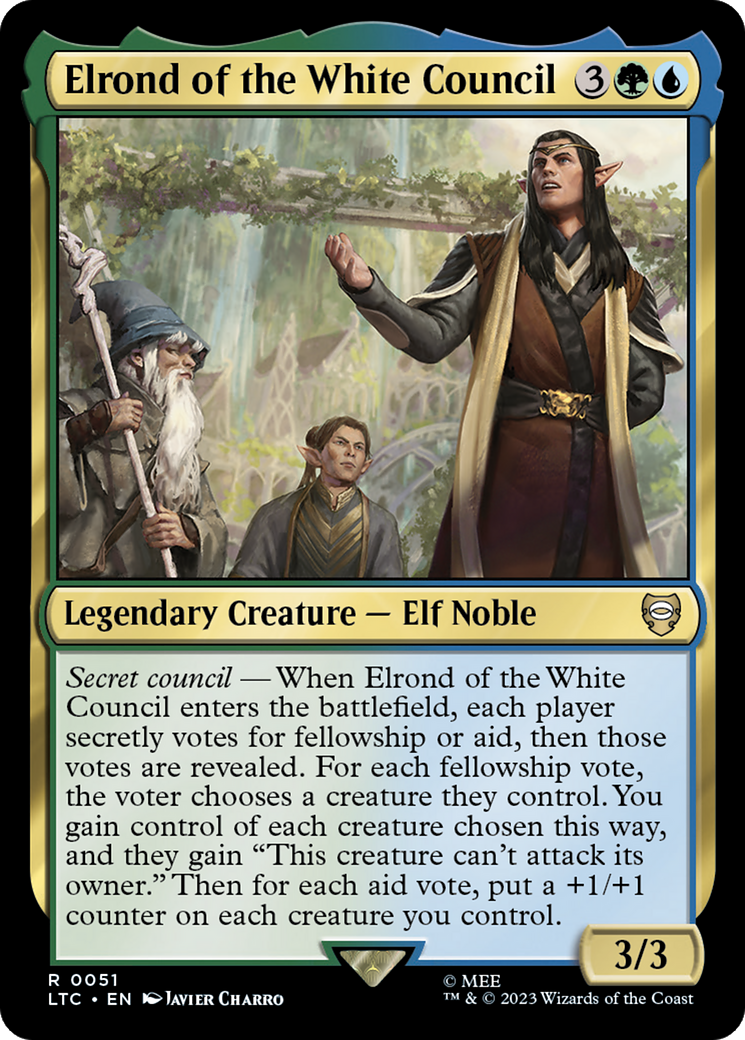 Elrond of the White Council [The Lord of the Rings: Tales of Middle-Earth Commander] | Rook's Games and More