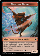 Sword // Manifold Mouse Double-Sided Token [Bloomburrow Tokens] | Rook's Games and More