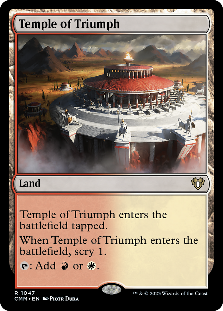 Temple of Triumph [Commander Masters] | Rook's Games and More