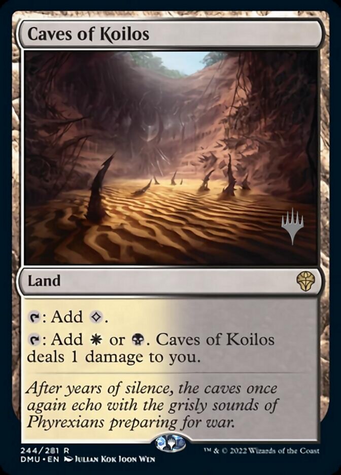 Caves of Koilos (Promo Pack) [Dominaria United Promos] | Rook's Games and More