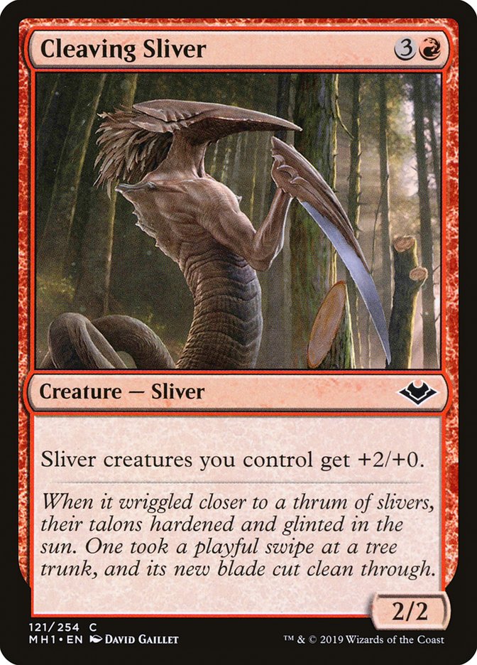 Cleaving Sliver [Modern Horizons] | Rook's Games and More