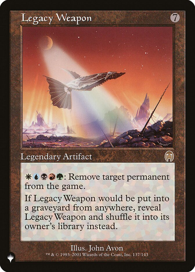 Legacy Weapon [The List] | Rook's Games and More