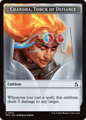 Chandra, Chill of Compliance // Chandra, Torch of Defiance Double-Sided Token [Reality Fracture Tokens] | Rook's Games and More
