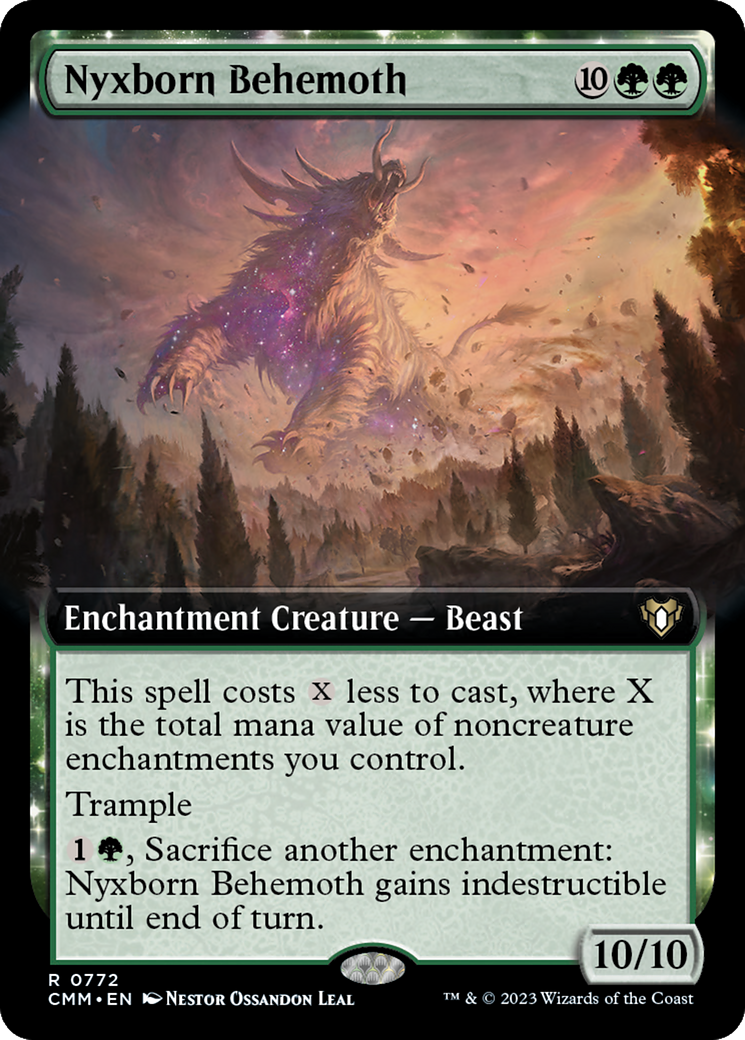 Nyxborn Behemoth (Extended Art) [Commander Masters] | Rook's Games and More