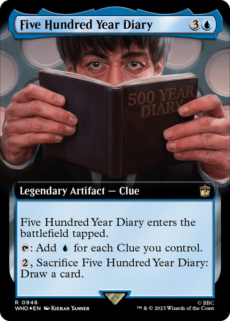 Five Hundred Year Diary (Extended Art) (Surge Foil) [Doctor Who] | Rook's Games and More