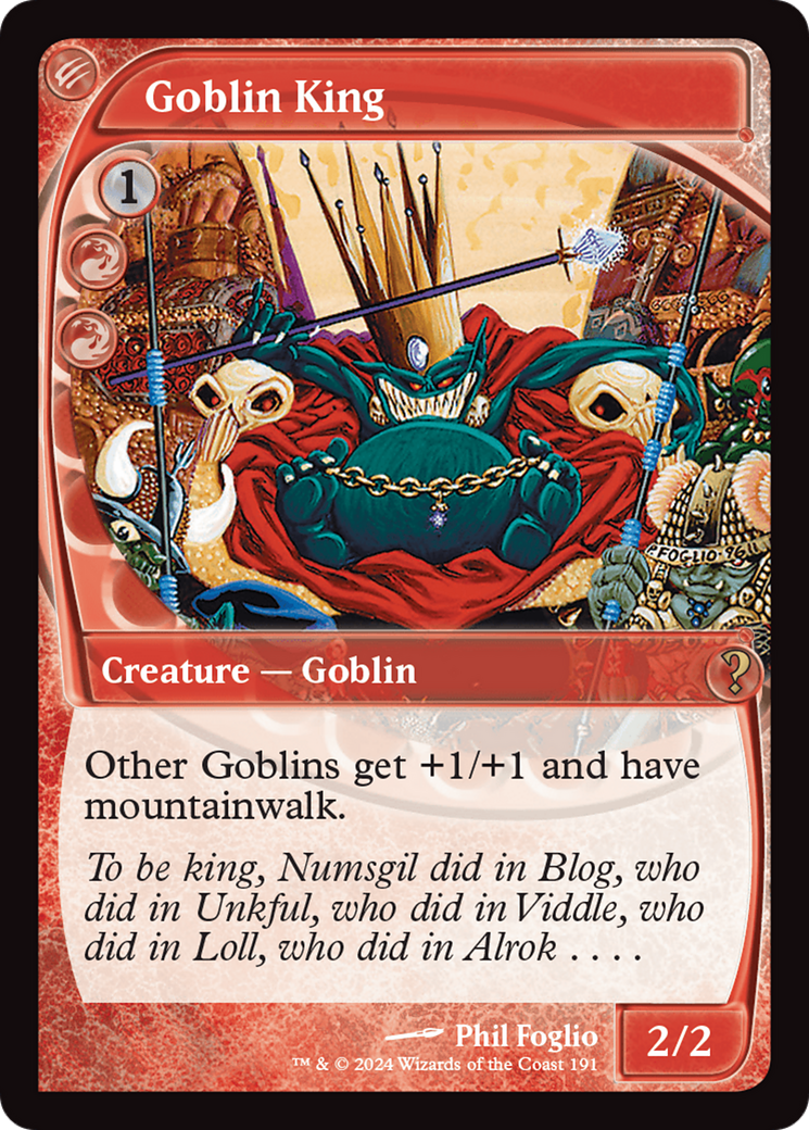 Goblin King (Future Sight) [Mystery Booster 2] | Rook's Games and More