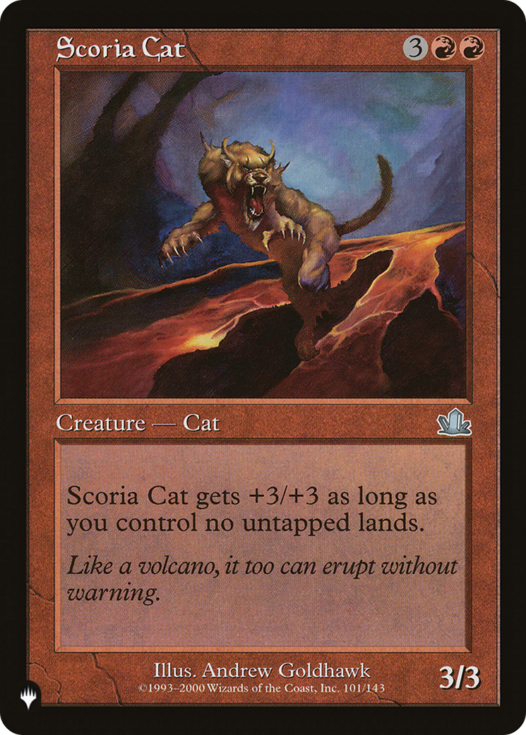 Scoria Cat [The List Reprints] | Rook's Games and More