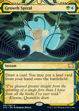 Growth Spiral (Foil Etched) [Strixhaven: Mystical Archive] | Rook's Games and More