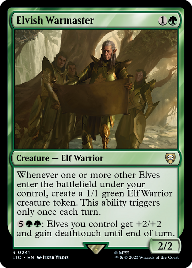 Elvish Warmaster [The Lord of the Rings: Tales of Middle-Earth Commander] | Rook's Games and More