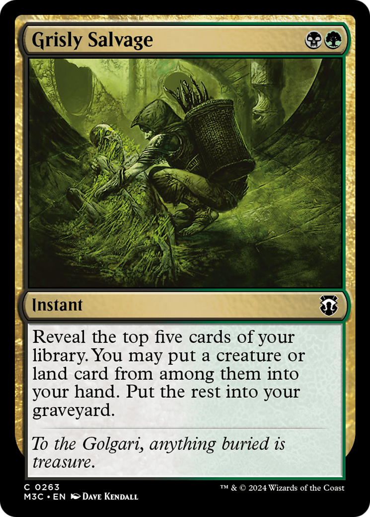 Grisly Salvage [Modern Horizons 3 Commander] | Rook's Games and More