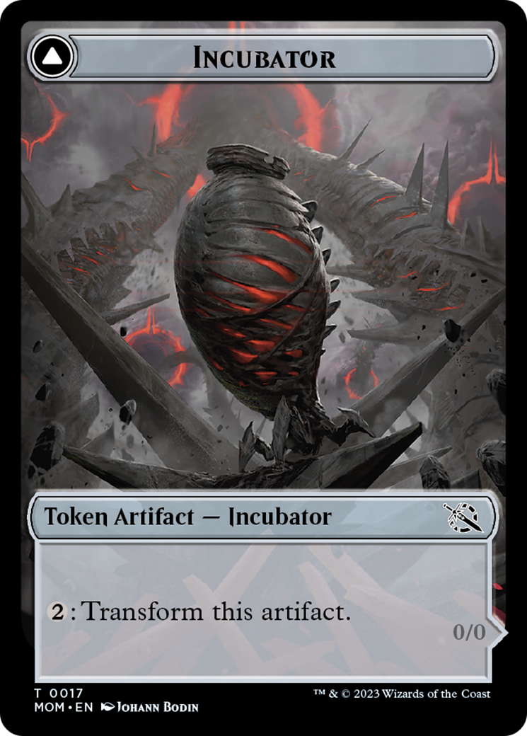 Incubator // Phyrexian (17) Double-Sided Token [March of the Machine Tokens] | Rook's Games and More