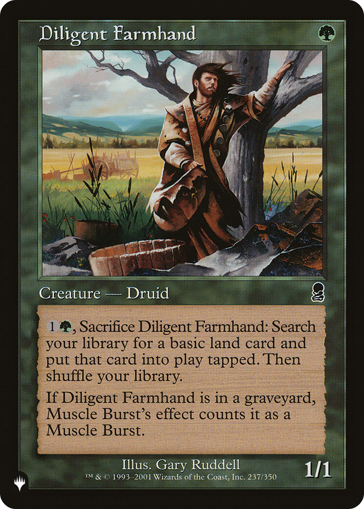 Diligent Farmhand [The List Reprints] | Rook's Games and More