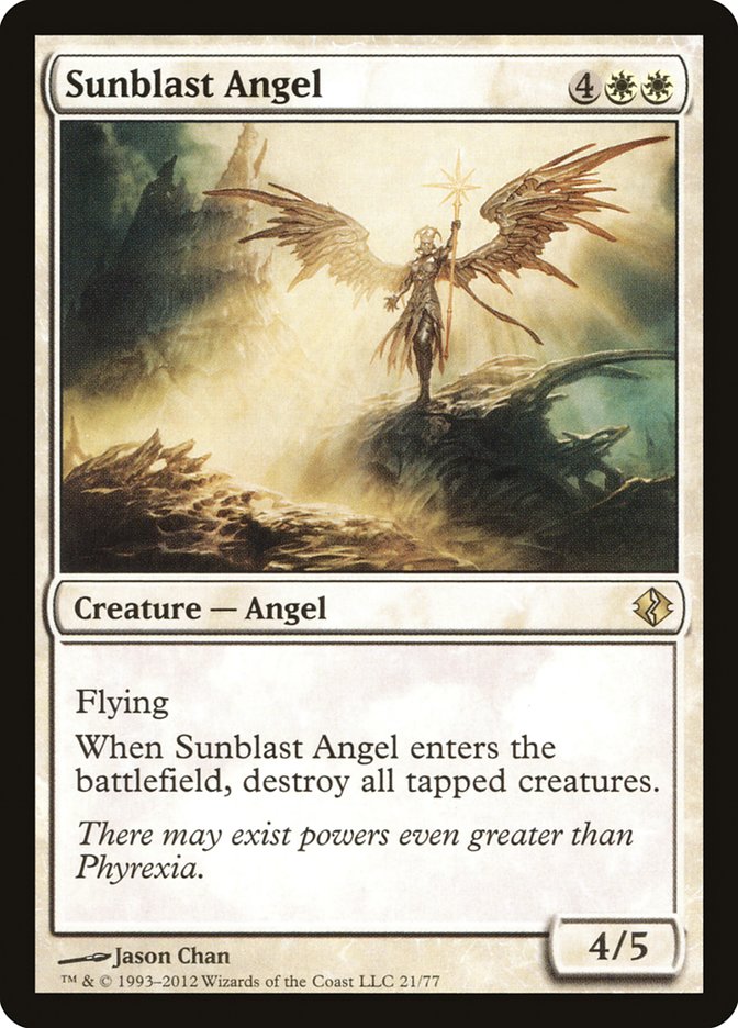Sunblast Angel [Duel Decks: Venser vs. Koth] | Rook's Games and More